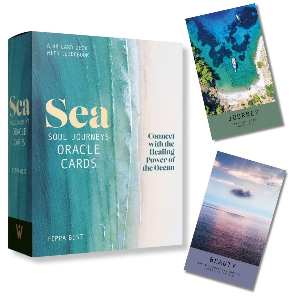 Sea Soul Journeys Oracle Cards : A 48 Card Deck with Guidebook - Connect with the Healing Power of the Ocean - Sold by Witch, Please!