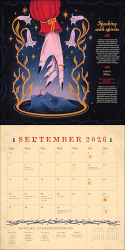 Seasons of the Witch 2026 Wall Calendar (Includes Stickers)