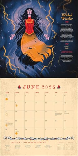 Seasons of the Witch 2026 Wall Calendar (Includes Stickers)