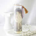 Selene Goddess Tube Candle with Amethyst Crystals at Witch, Please!.