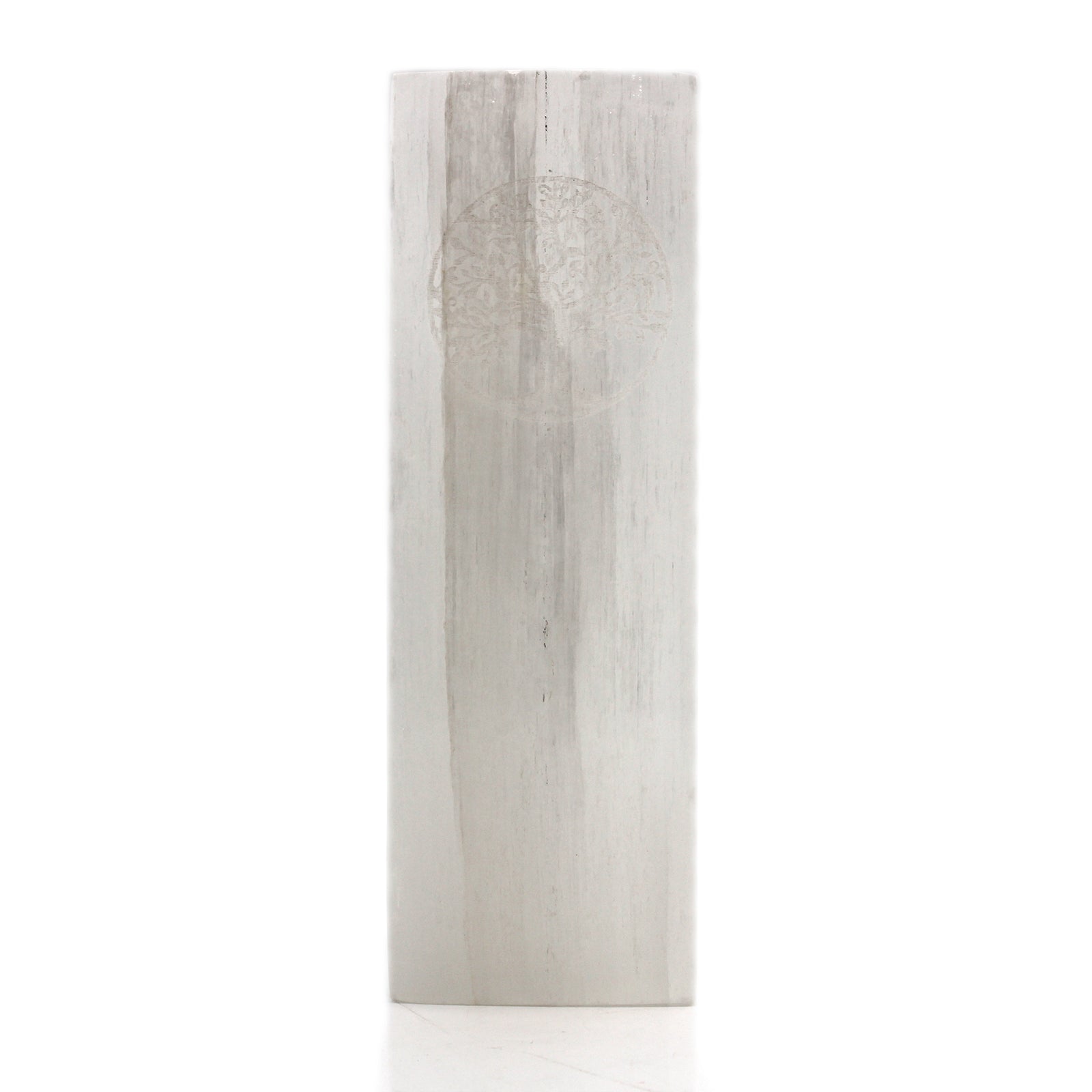 Selenite Block Lamp 25cm - Tree of Life From Witch, Please!