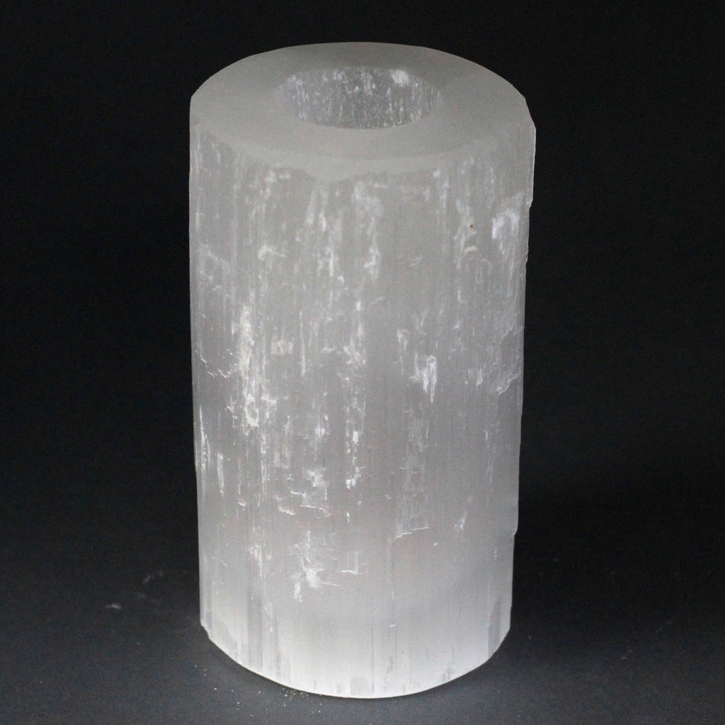 Selenite Cylinder Candle Holder - 15 cm From Witch, Please!