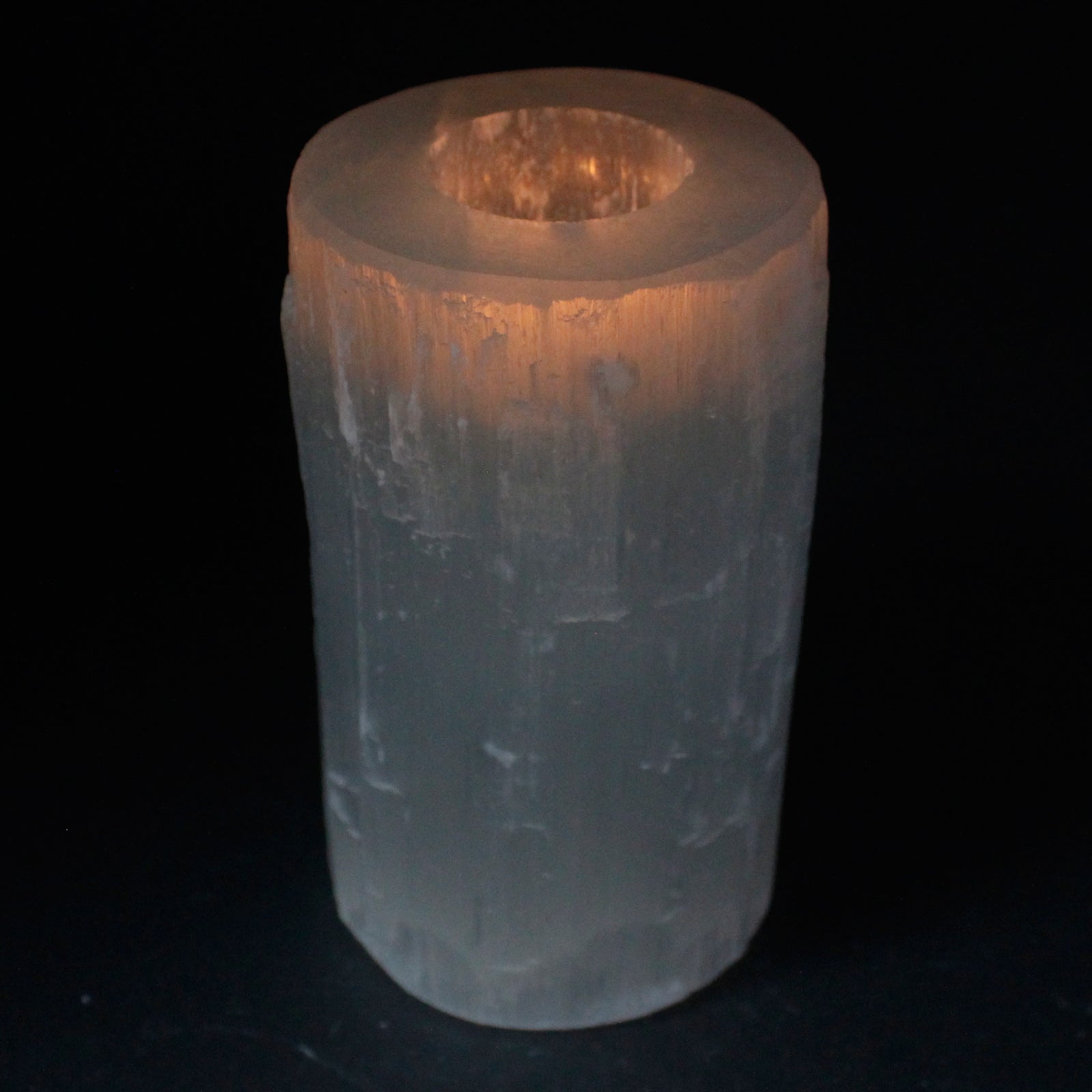 Selenite Cylinder Candle Holder - 15 cm From Witch, Please!