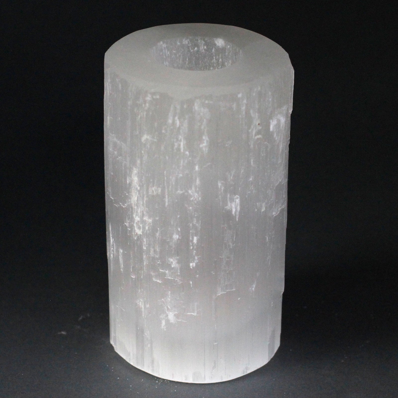 Selenite Cylinder Candle Holder - 15 cm From Witch, Please!
