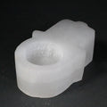 Selenite Hamsa Candle Holder  From Witch, Please!