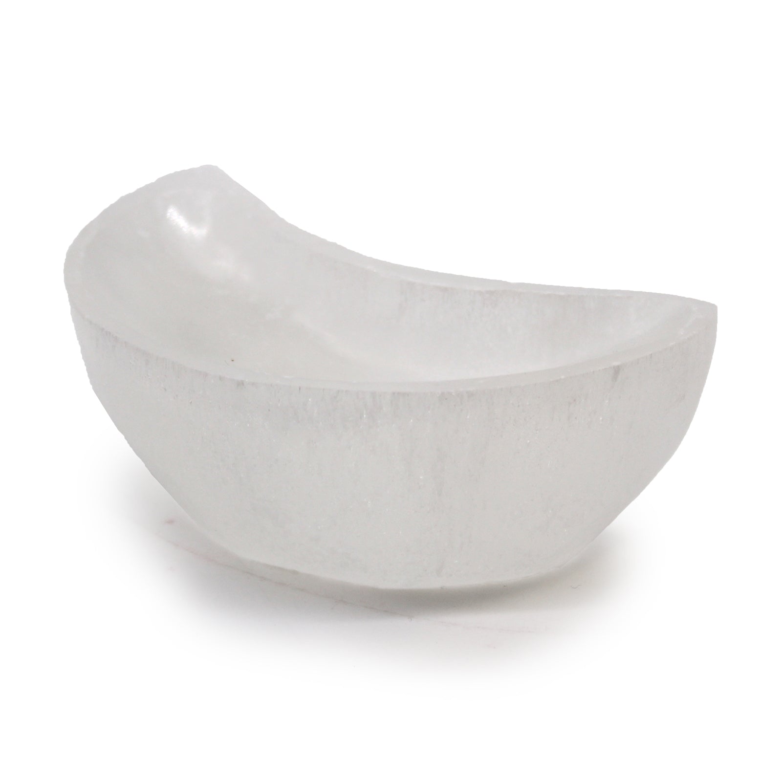 Selenite Moon Bowl - 10cm From Witch, Please!