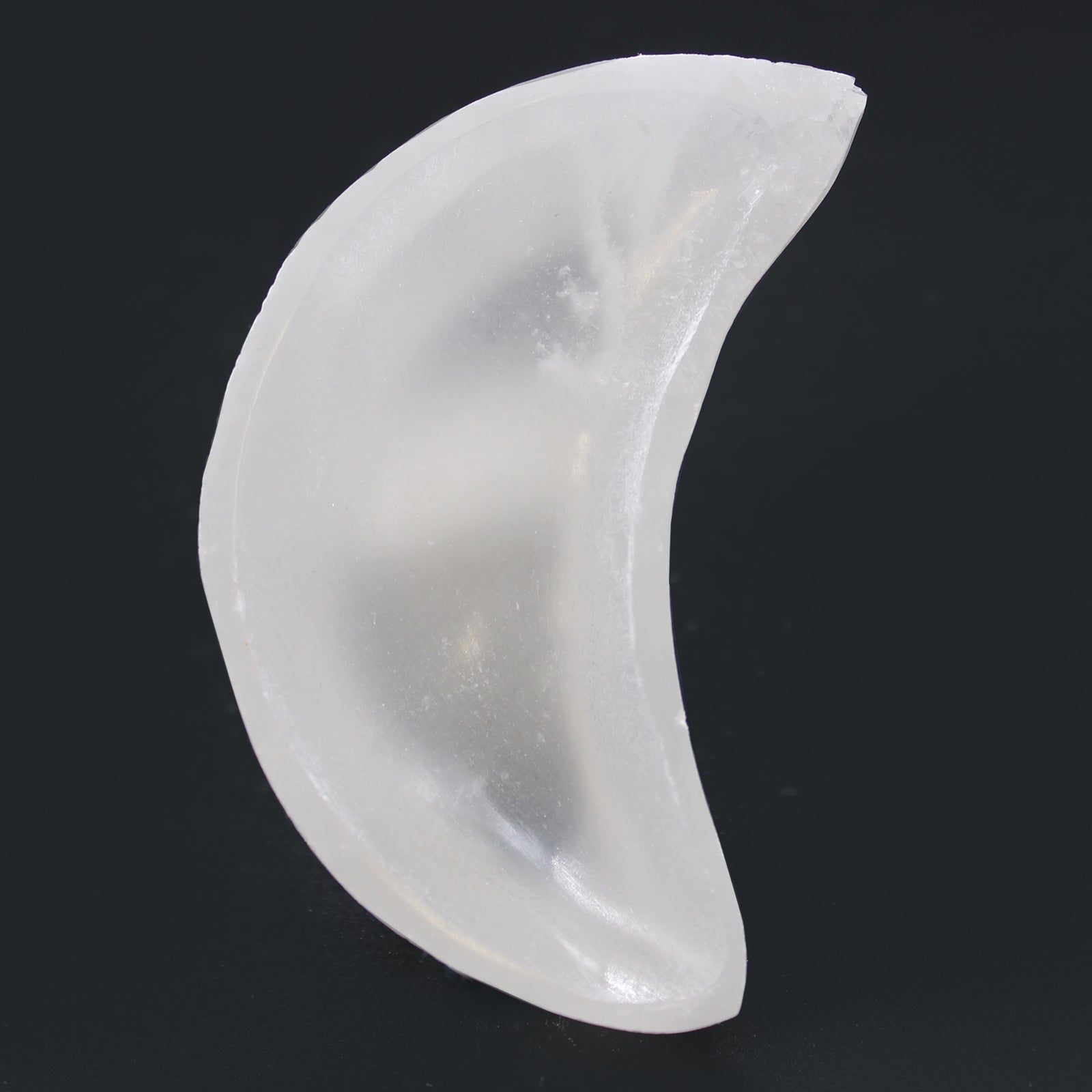 Selenite Moon Bowl - 10cm From Witch, Please!