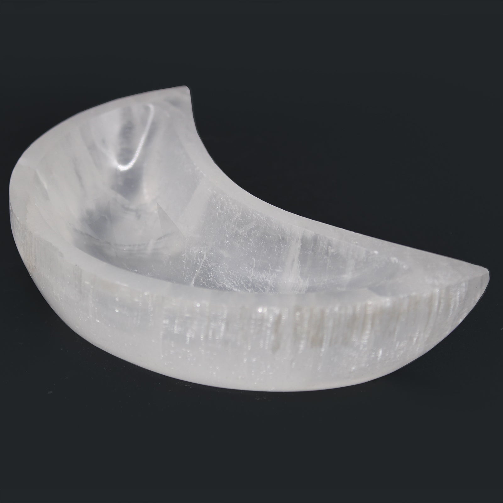 Selenite Moon Bowl - 15cm From Witch, Please!