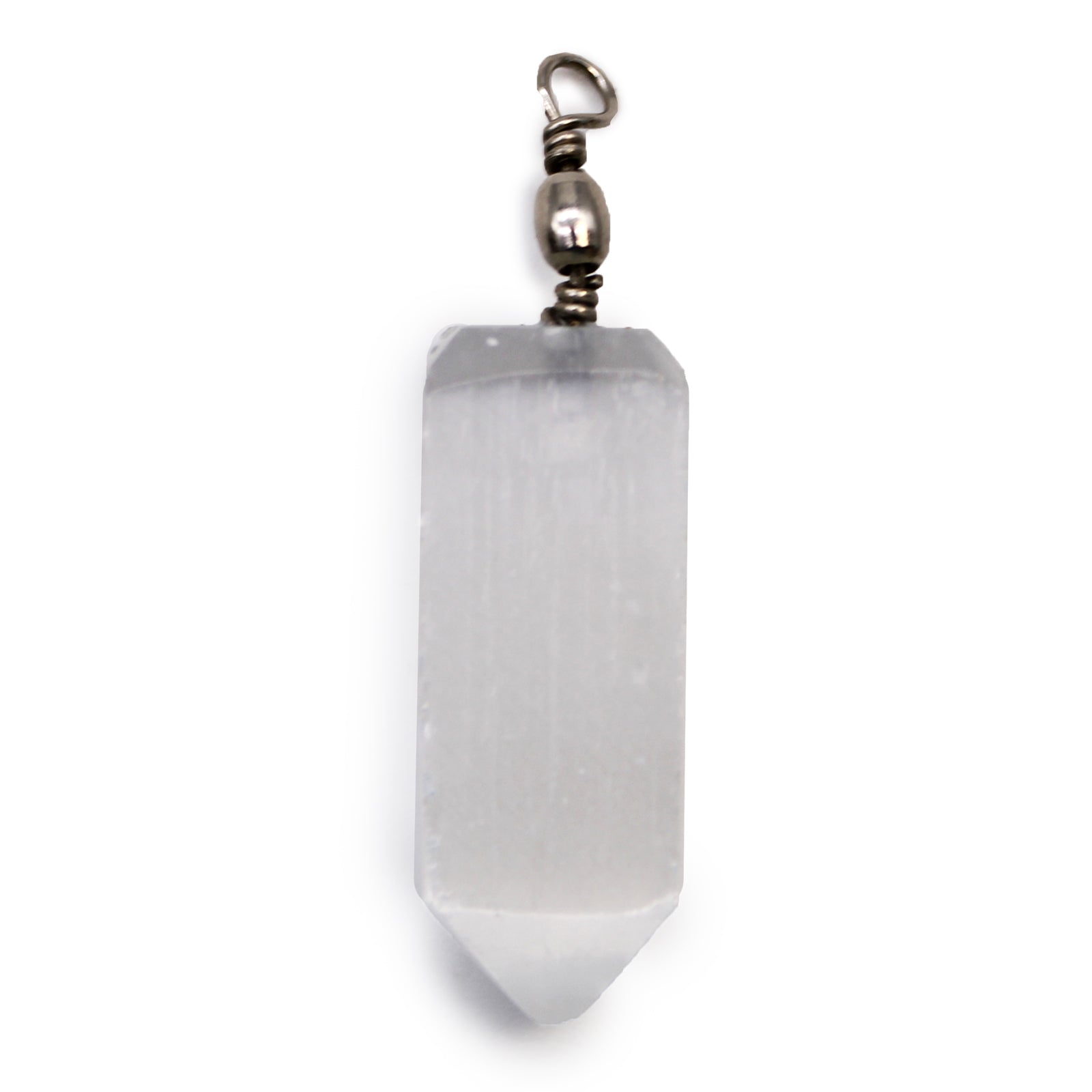 Selenite Obelisk Pendant From Witch, Please!