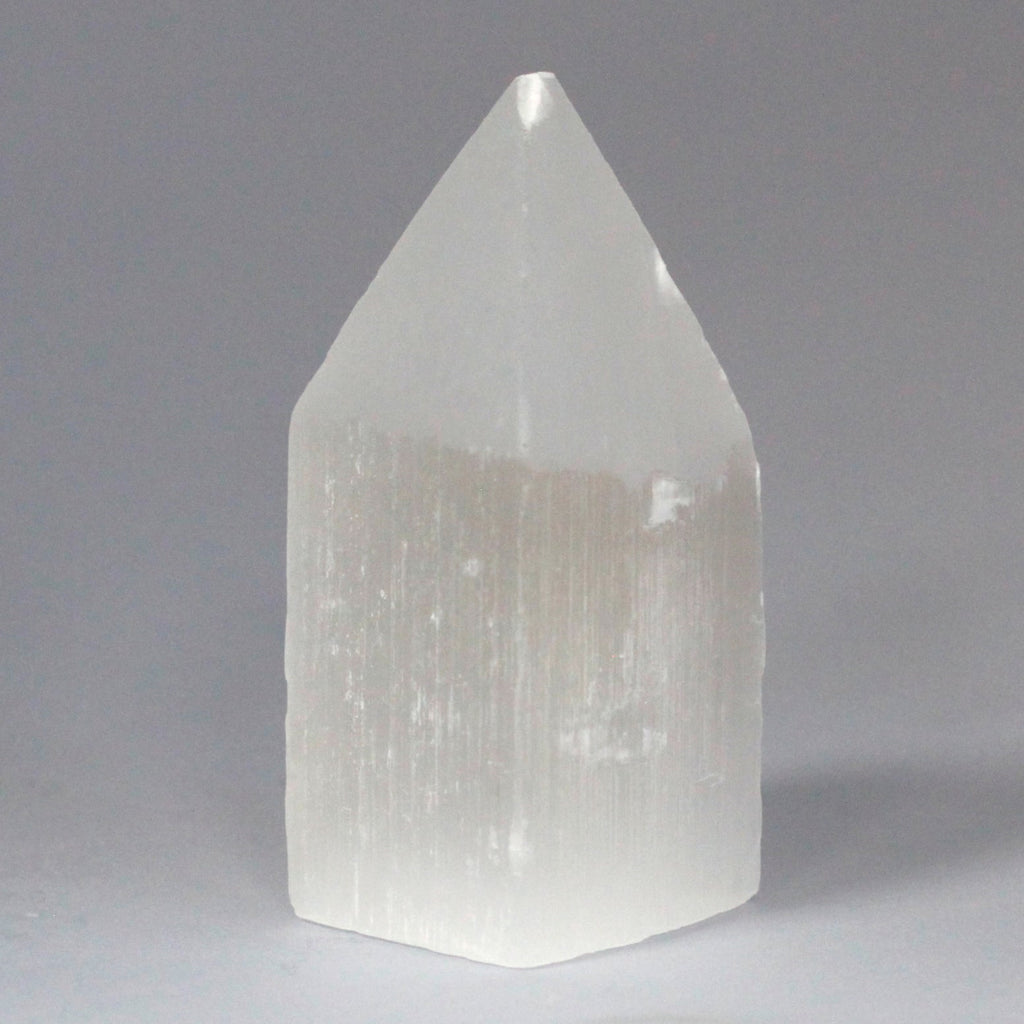 Selenite Pencil Point Tower - 10 cm From Witch, Please!