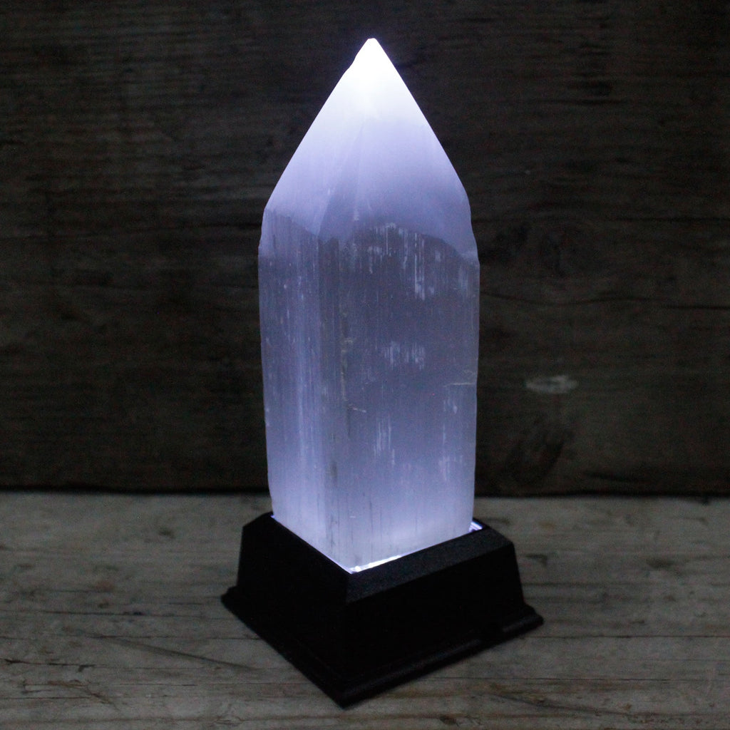 Selenite Pencil Point Tower - 15 cm From Witch, Please!