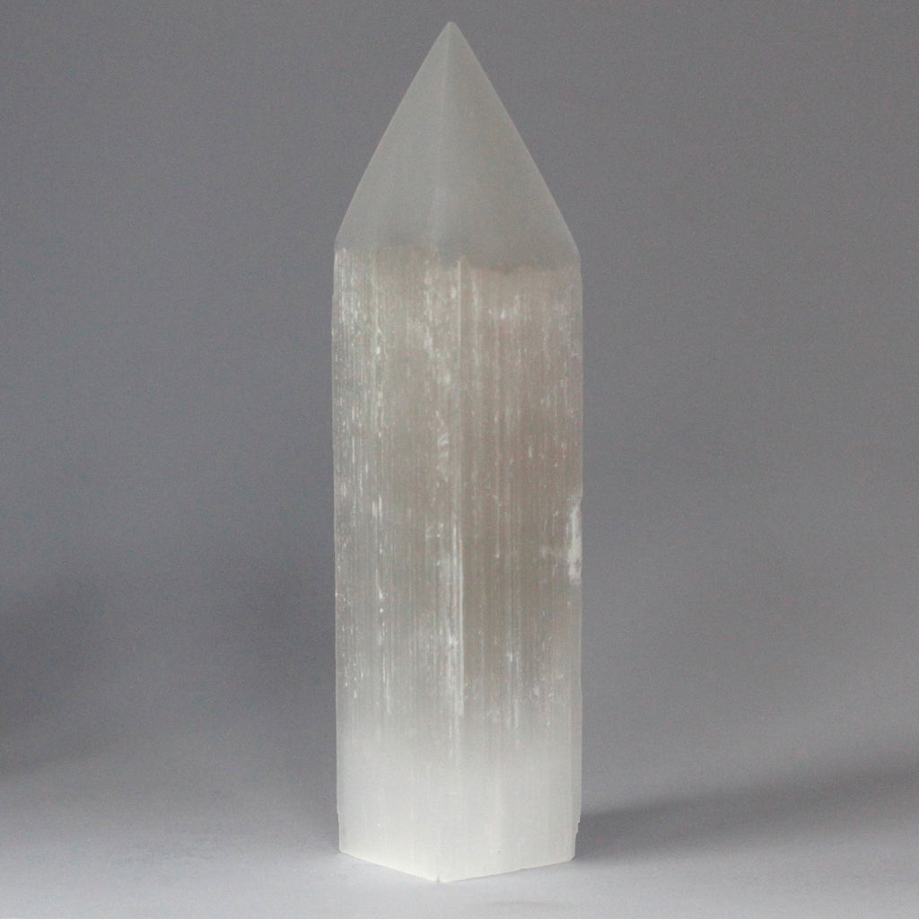 Selenite Pencil Point Tower - 20 cm From Witch, Please!