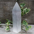 Selenite Pencil Point Tower - 20 cm From Witch, Please!