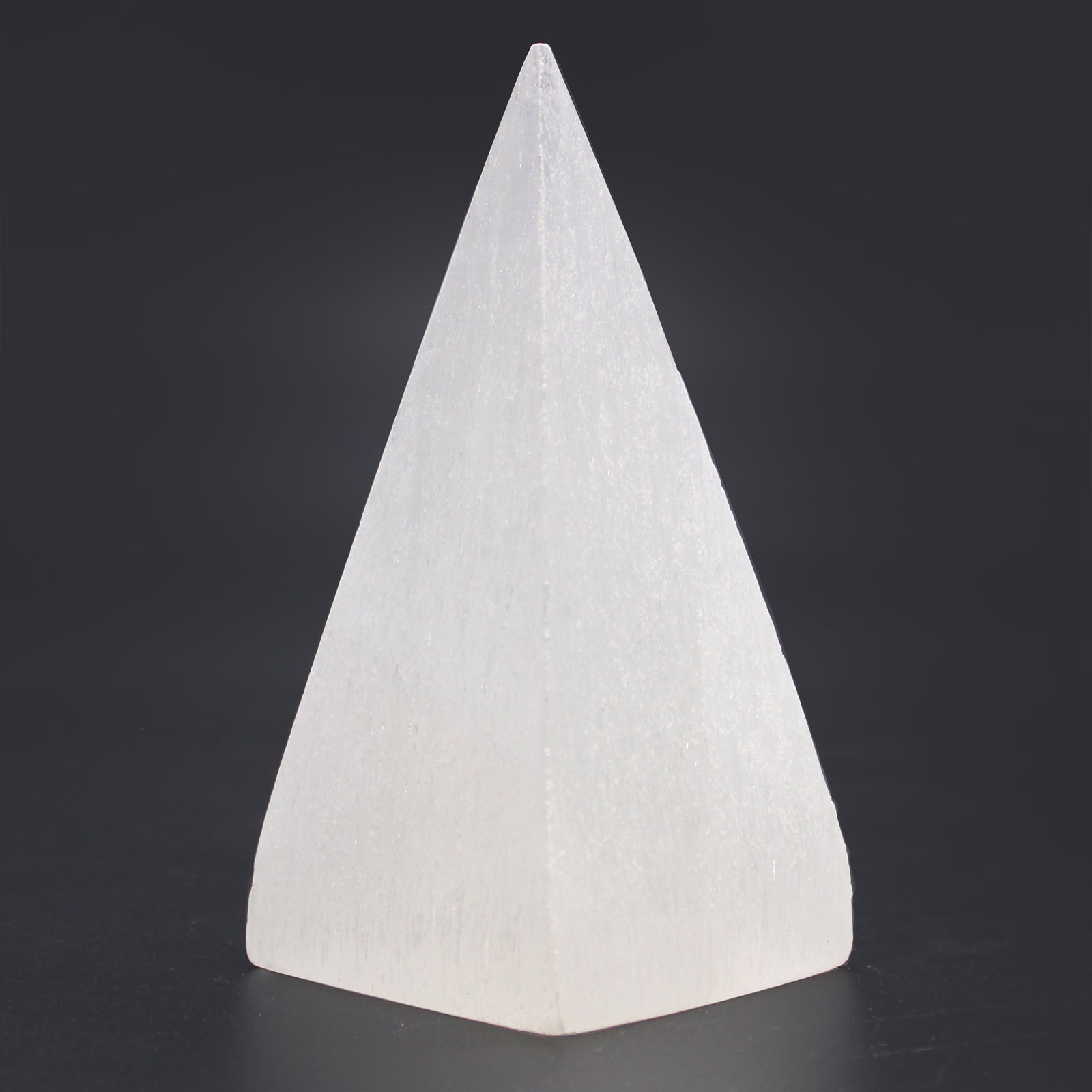Selenite Pyramid - 10 cm From Witch, Please!