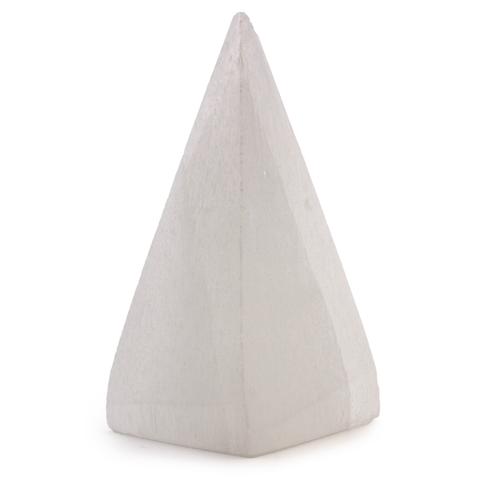 Selenite Pyramid - 10 cm From Witch, Please!
