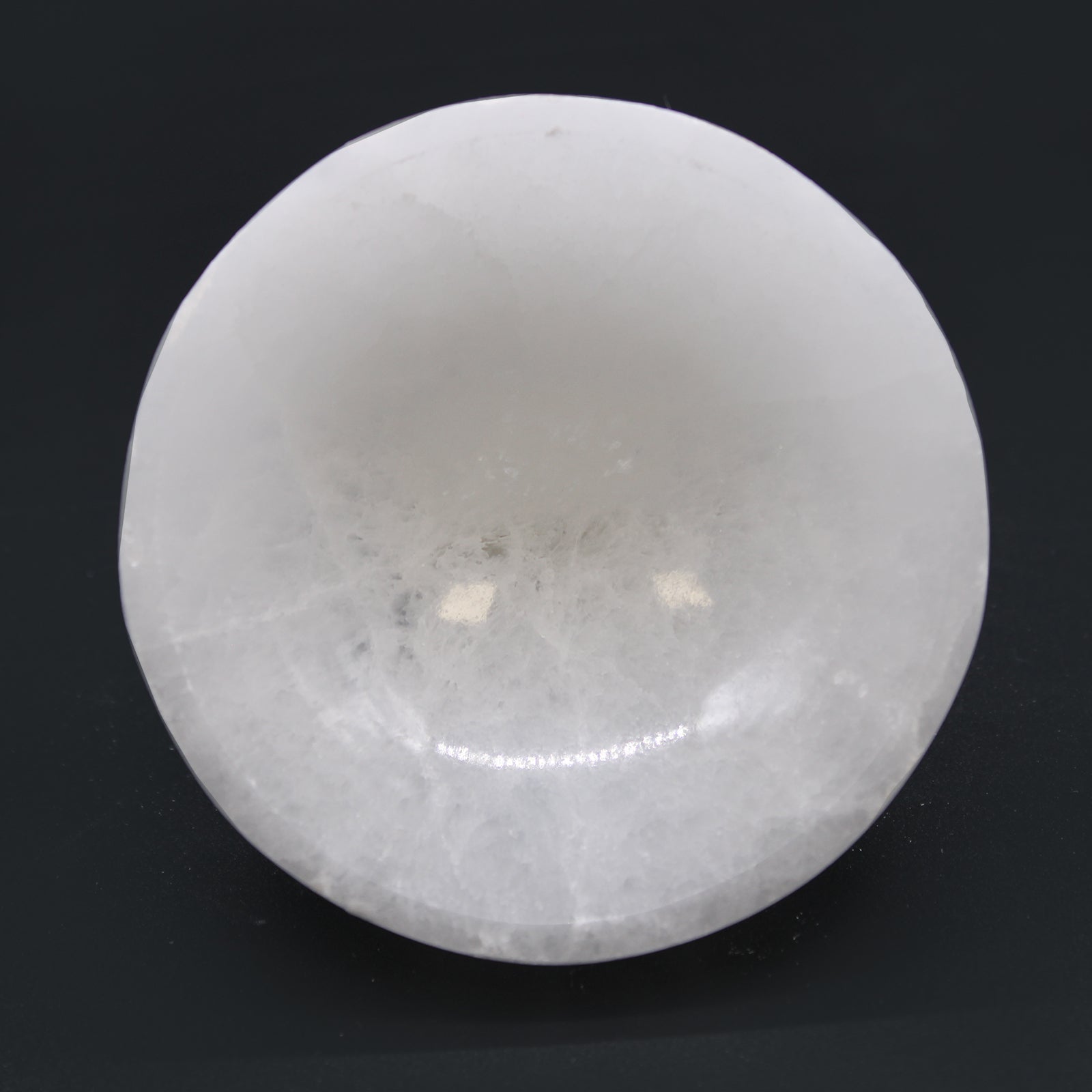Selenite Round Bowl - 10cm From Witch, Please!