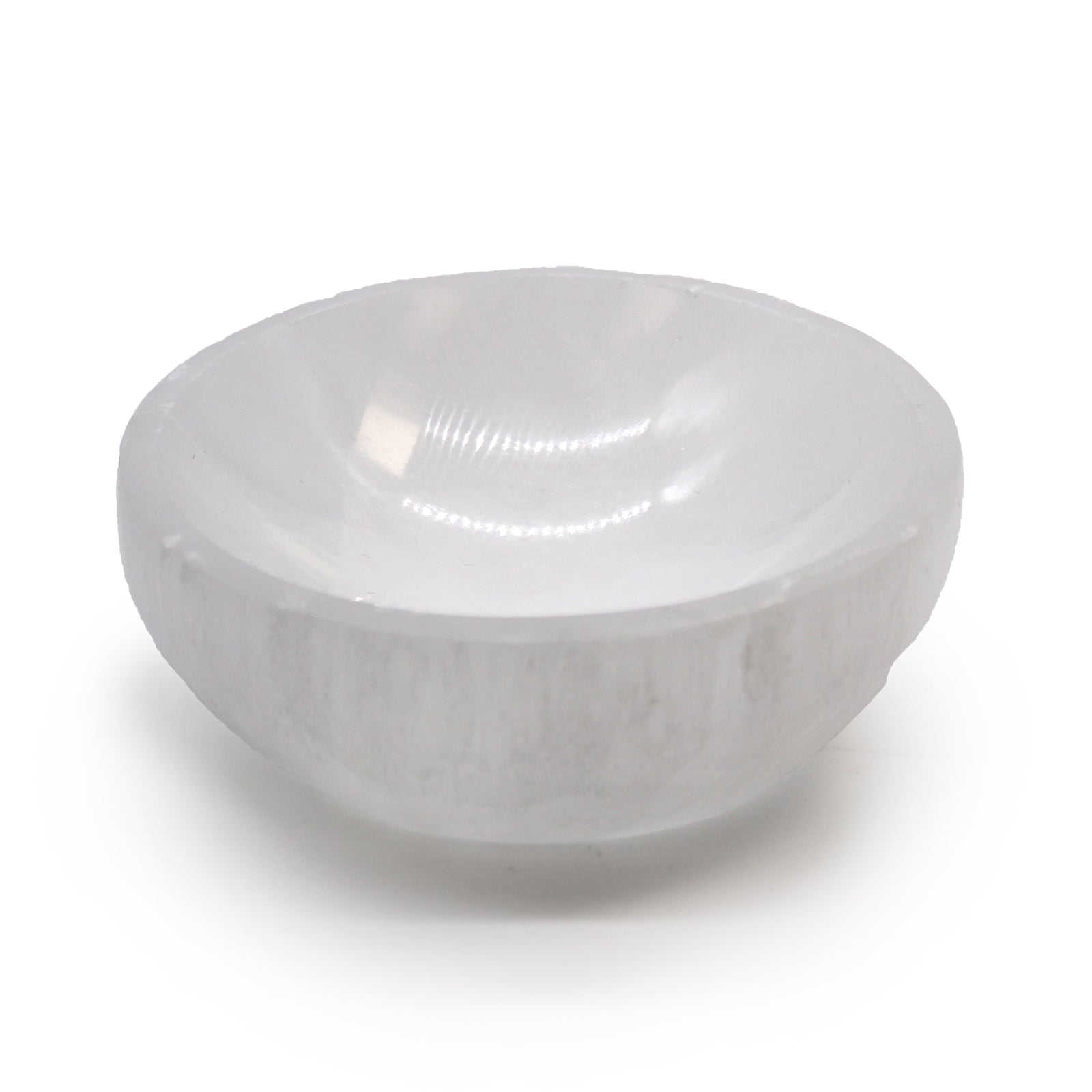 Selenite Round Bowl - 10cm From Witch, Please!