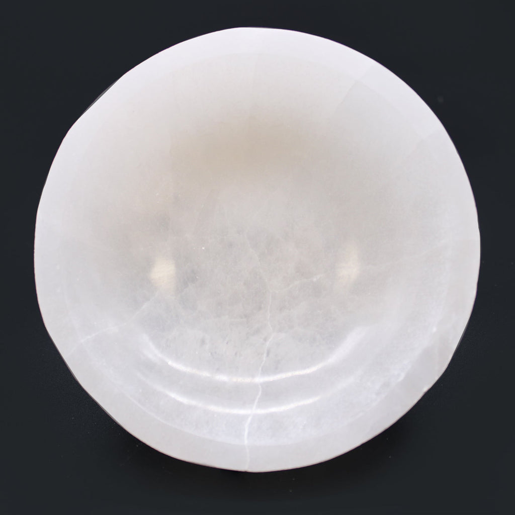 Selenite Round Bowl - 15cm From Witch, Please!