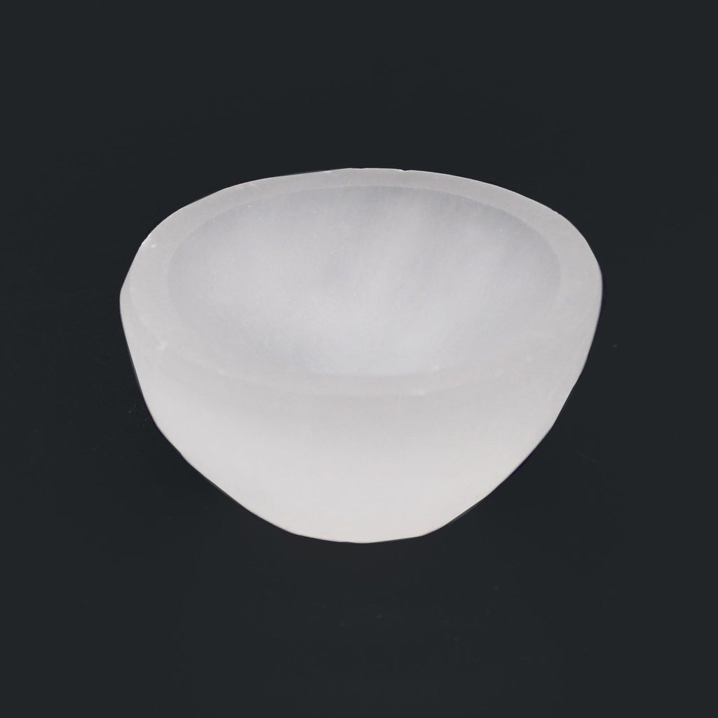 Selenite Round Bowl - 6cm From Witch, Please!