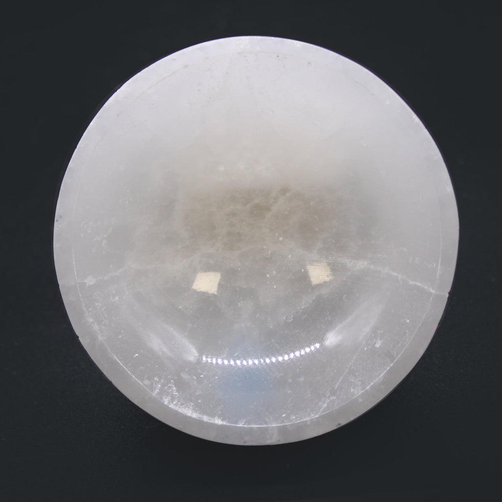 Selenite Round Bowl - 8cm From Witch, Please!