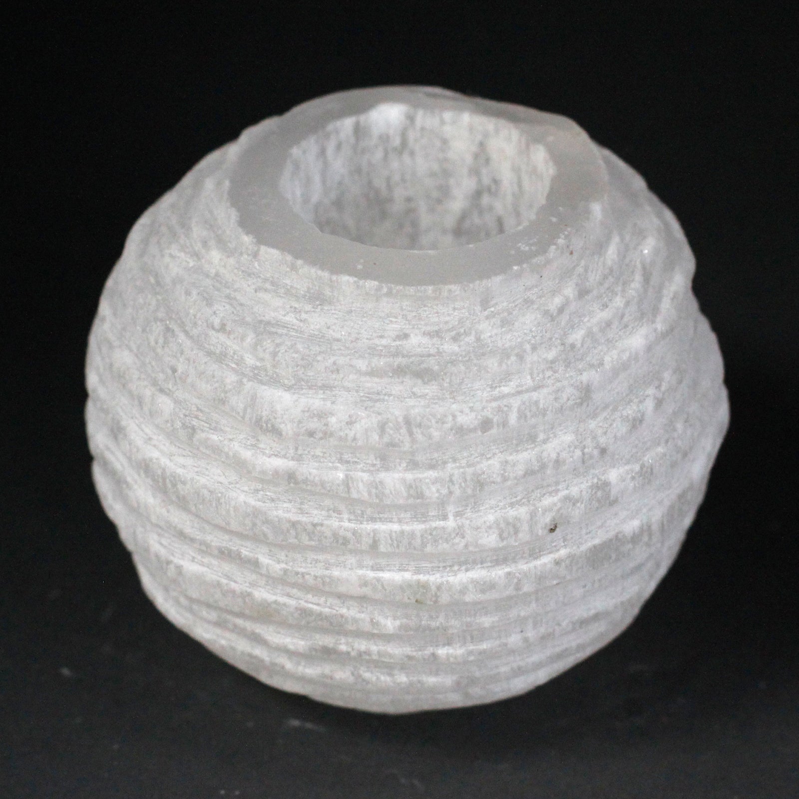 Selenite Snowball Candle Holder - 8 cm From Witch, Please!