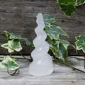 Selenite Spiral Unicorn Horn Tower - 10 cm From Witch, Please!