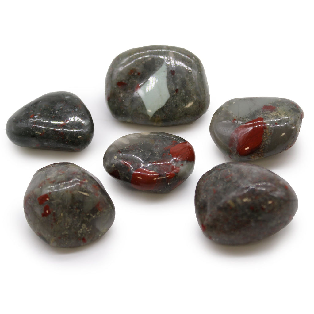 Large African Tumble Stones - Bloodstone - Sephtonite From Witch, Please!