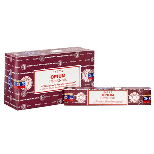 Set of 12 Packets of Opium Incense Sticks by Satya From Witch, Please!