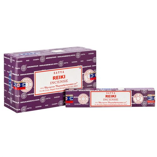 Set of 12 Packets of Reiki Incense Sticks by Satya From Witch, Please!