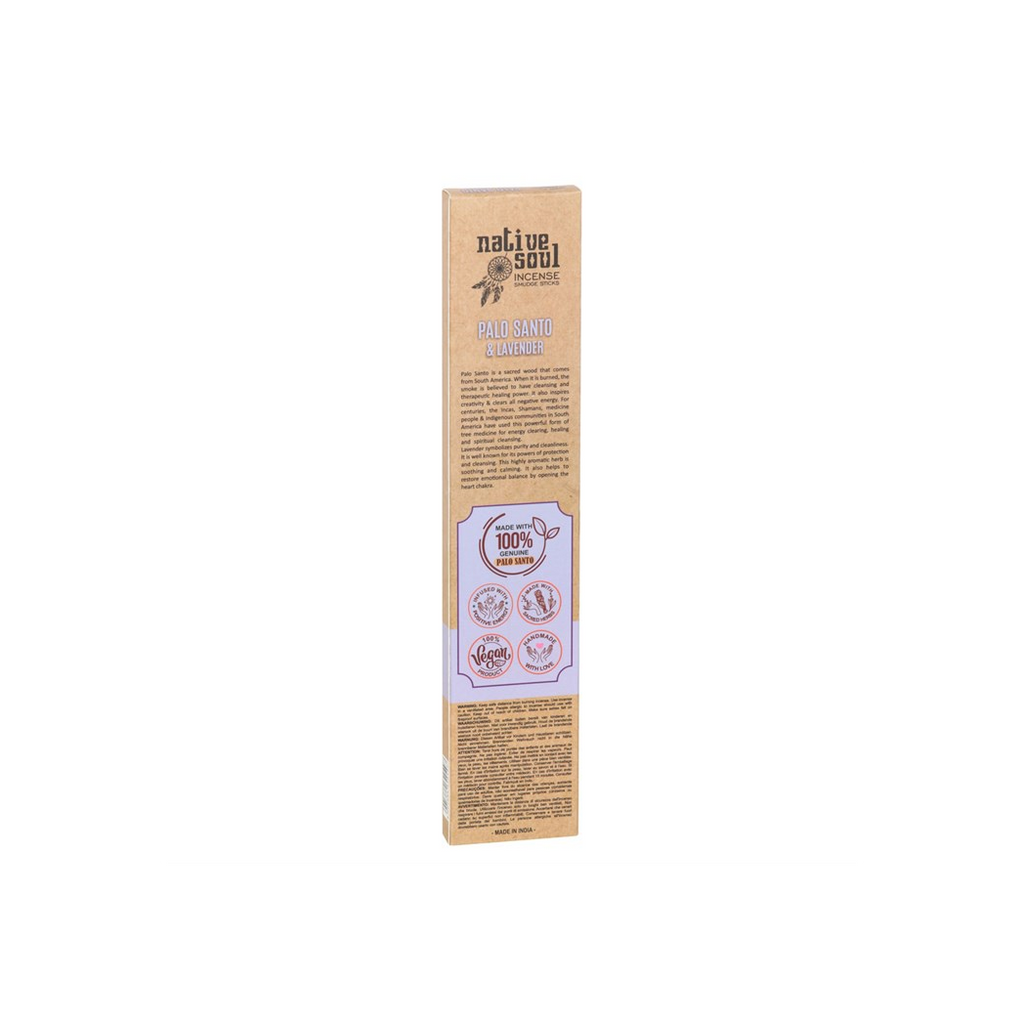 Set of 12 Palo Santo & Lavender Smudge Incense Sticks
