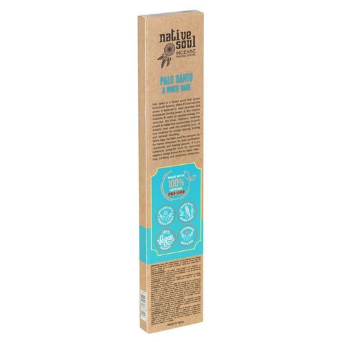 Set of 12 Palo Santo & White Sage Smudge Incense Sticks From Witch, Please!