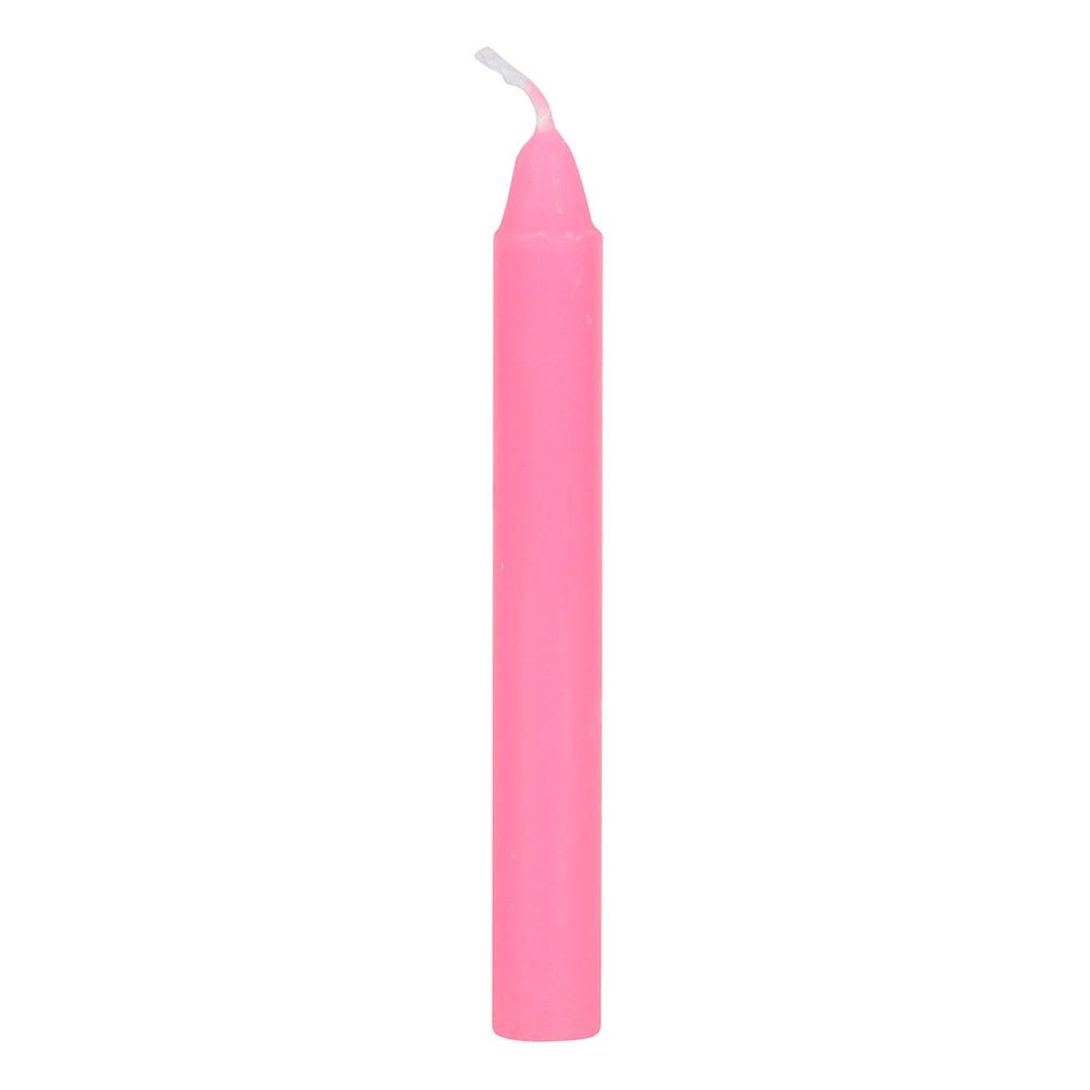 Set of 12 Pink ’Friendship’ Spell Candles