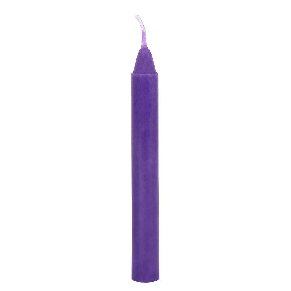 Set of 12 Purple ’Prosperity’ Spell Candles