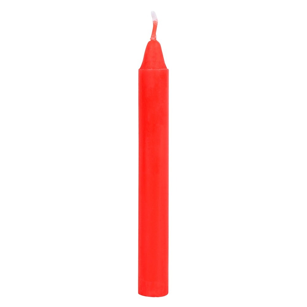 Set of 12 Red ’Love’ Spell Candles