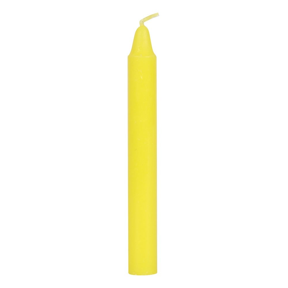 Set of 12 Yellow ’Success’ Spell Candles