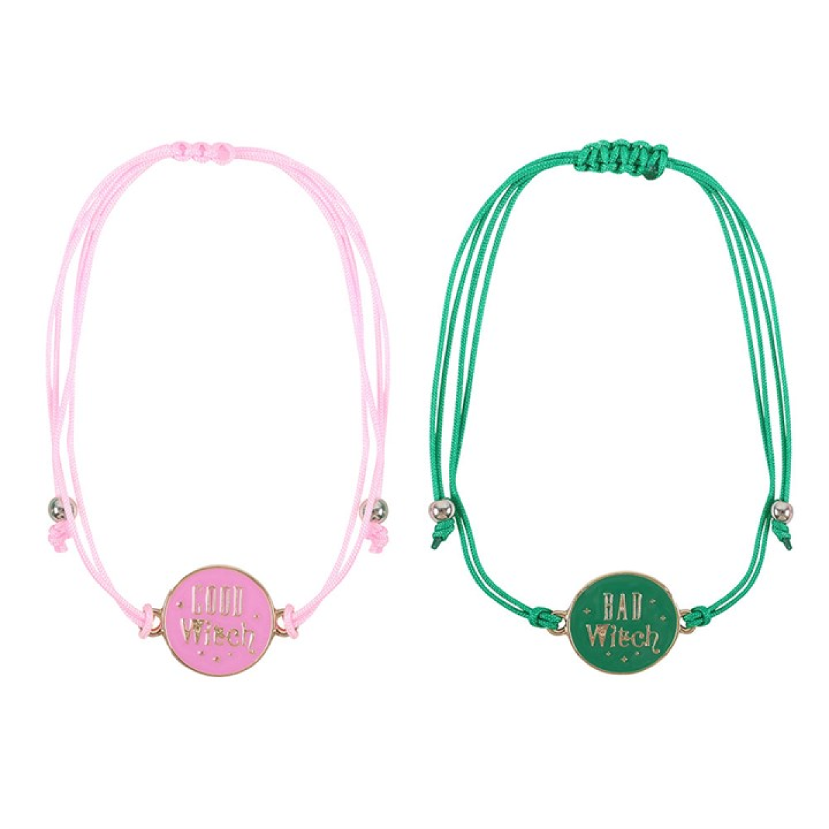 Set of 2 Good Witch and Bad Bracelets