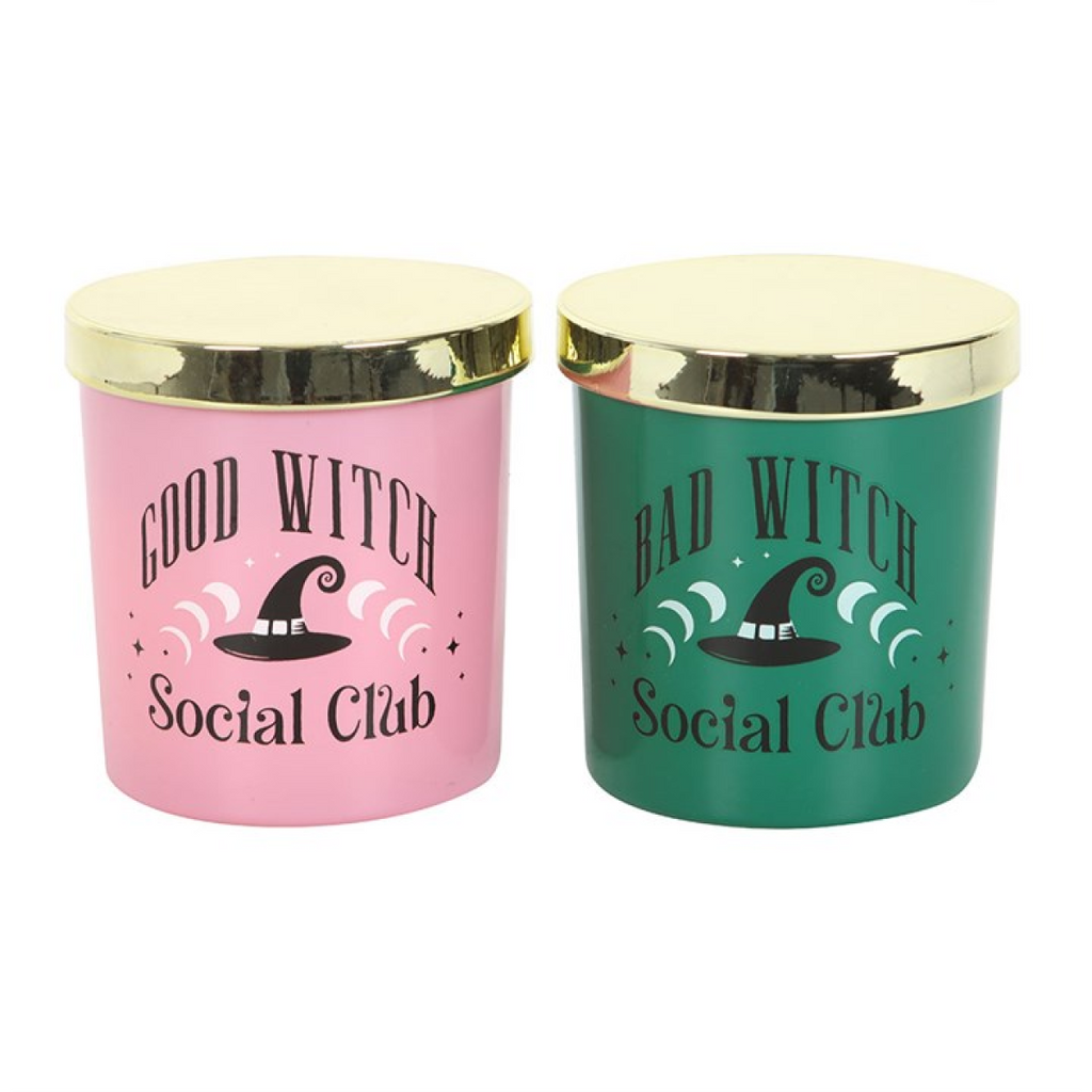 Set of 2 Good Witch and Bad Scented Candles Candle