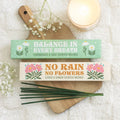 Set of 2 No Rain Flowers Incense Stick Packs