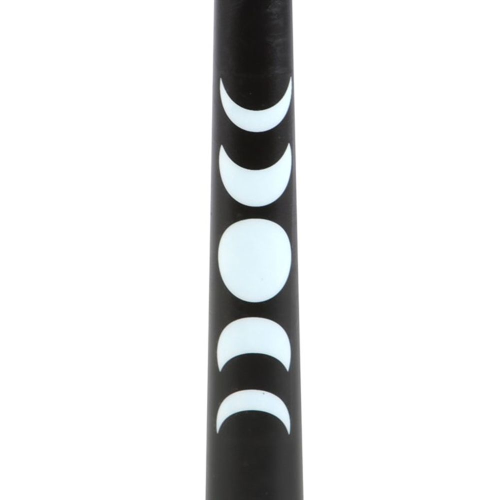 Set of 3 Black Magic Moon Phase Taper Candles From Witch, Please!