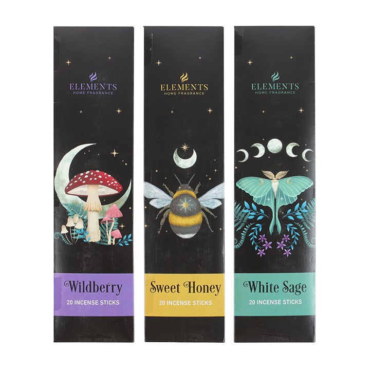 Set of 3 Dark Forest Incense Stick Packs From Witch, Please!