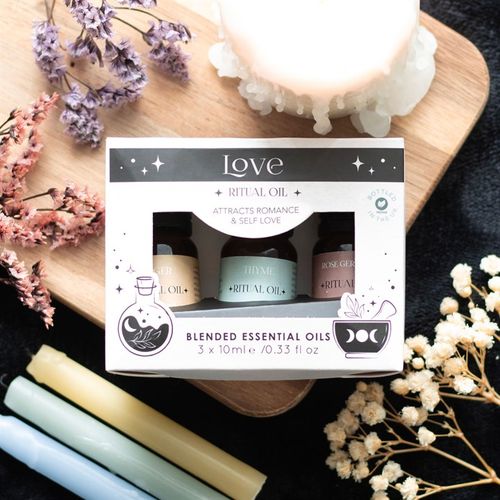 Set of 3 Love Ritual Blended Essential Oils From Witch, Please!