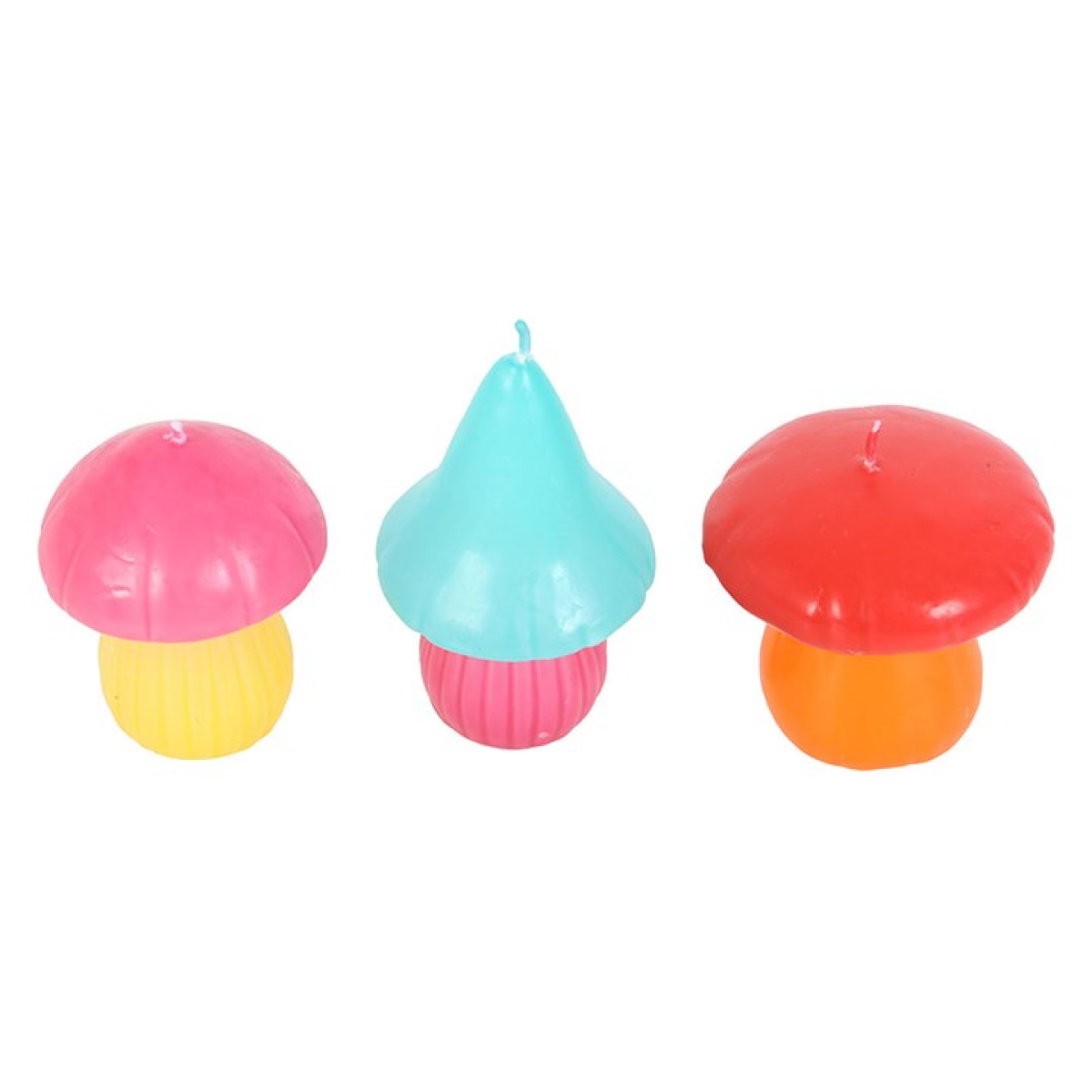 Set of 3 Mushroom Shaped Candles Candle