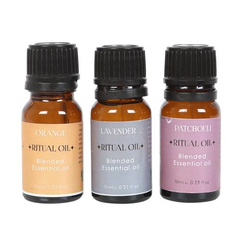 Set of 3 Stress Less Ritual Blended Essential Oils From Witch, Please!