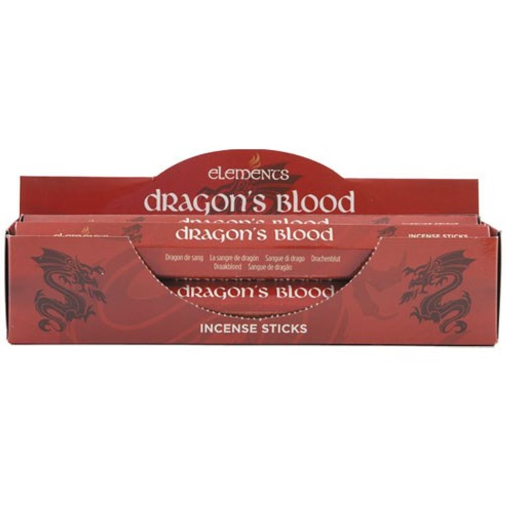 Set of 6 Packets of Elements Dragon's Blood Incense Sticks From Witch, Please!