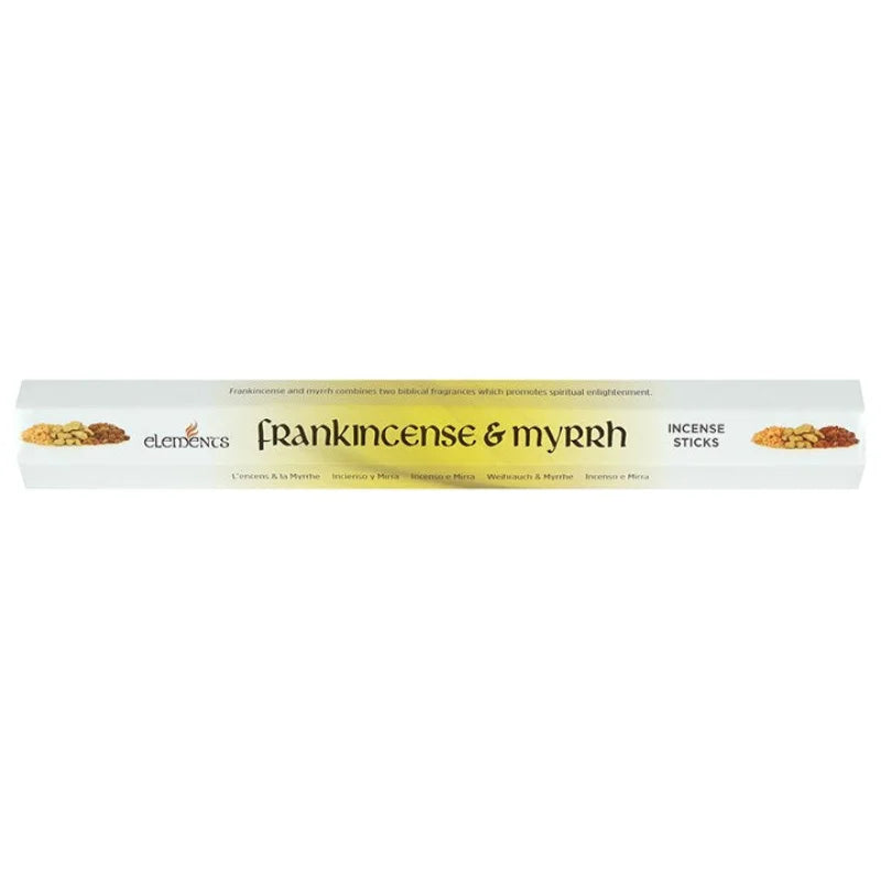 Set of 6 Packets Elements Frankincense and Myrrh Incense Sticks