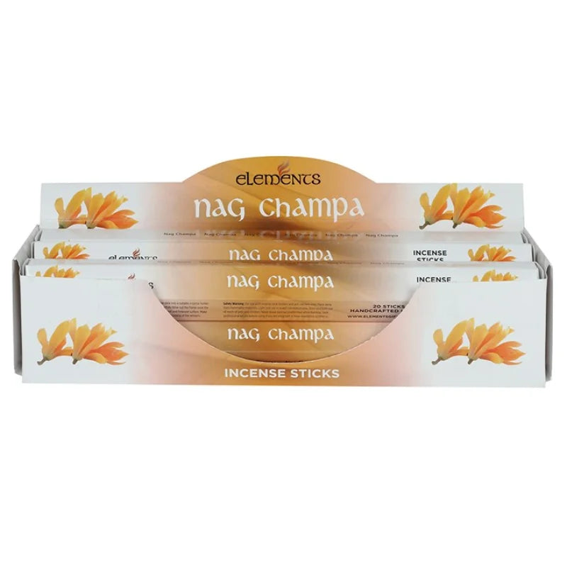 Set of 6 Packets Elements Nag Champa Incense Sticks