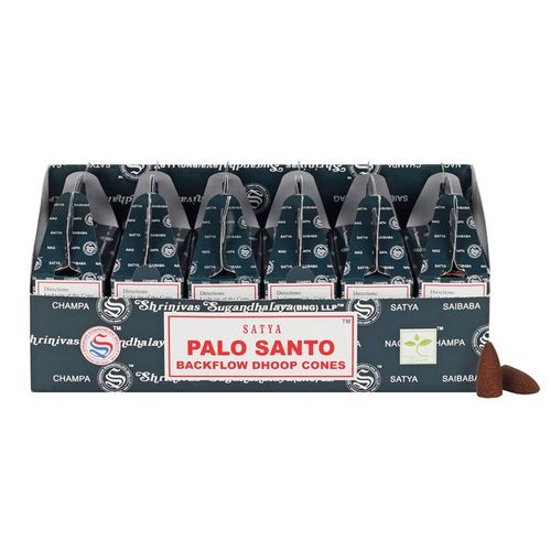 Set of 6 Packets of Satya Palo Santo Backflow Dhoop Cones From Witch, Please!