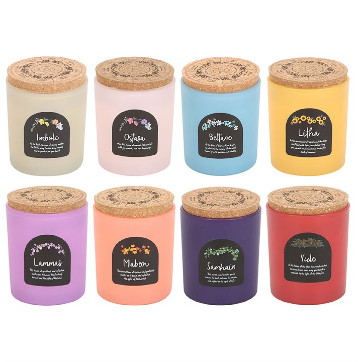Set of 8 Wheel the Year Candles Candle
