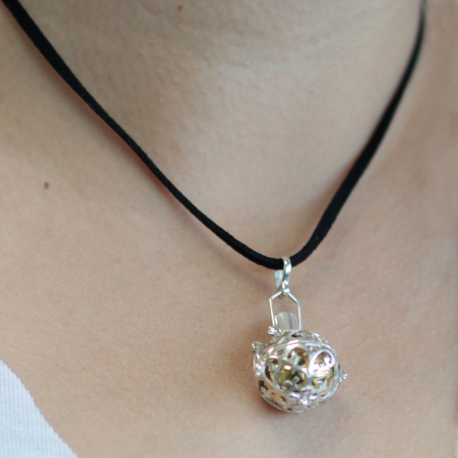 Silver Angel Bell - Night-time - 18mm 925 Bells