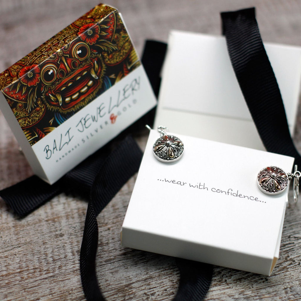 Silver & Gold Earring - Angel Wings Jewellery